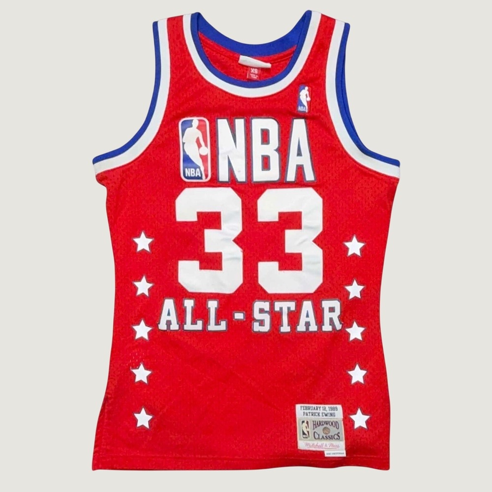 Mitchell & Ness Patrick Ewing 1989 NBA All Star Jersey Red Men's XS SMJY3058